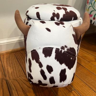 2 Cow Storage Ottomans