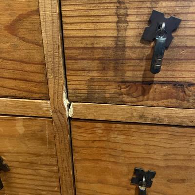 Vintage 12 Drawer Apothecary Cabinet