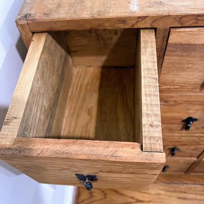 Vintage 12 Drawer Apothecary Cabinet