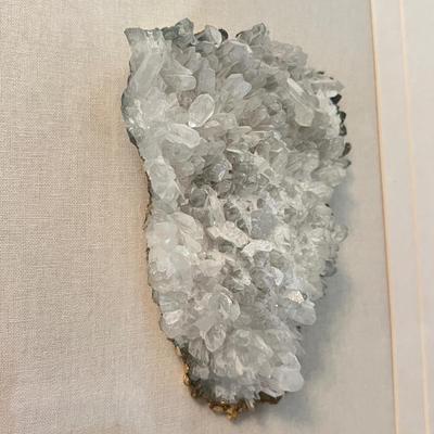 2 Shadow Box Framed Natural Crystals