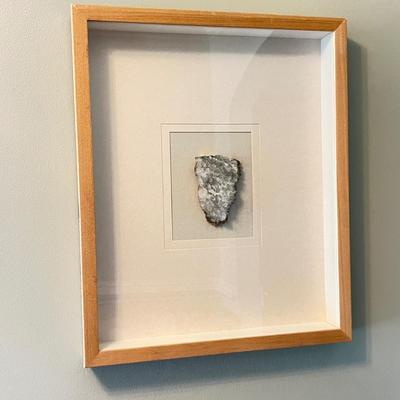 2 Shadow Box Framed Natural Crystals