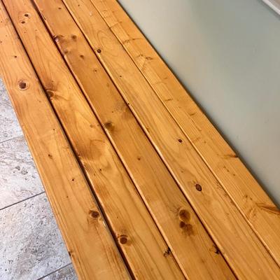 Entryway Wooden Bench 96" Long