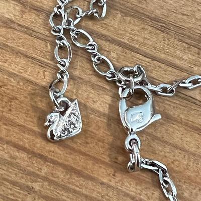2 Swarovski Crystal Necklaces Signed