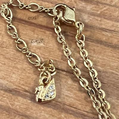 2 Swarovski Crystal Necklaces Signed