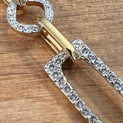 2 Swarovski Crystal Necklaces Signed