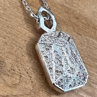 2 Swarovski Crystal Necklaces Signed