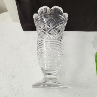 Lot of 3 Waterford Crystal Glass Vase & Glasses