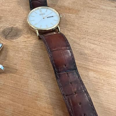 Men’s Citizen Eco-Drive Watch E101 + Vintage Cufflinks