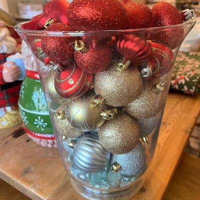 Mixed Christmas Lot - Tableware, Ornaments, Kitchen, NWT
