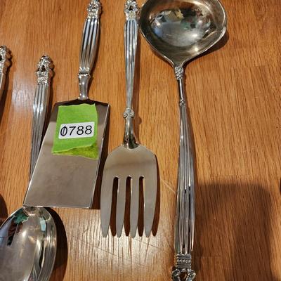 7 Piece Lot of Godinger Serving Set