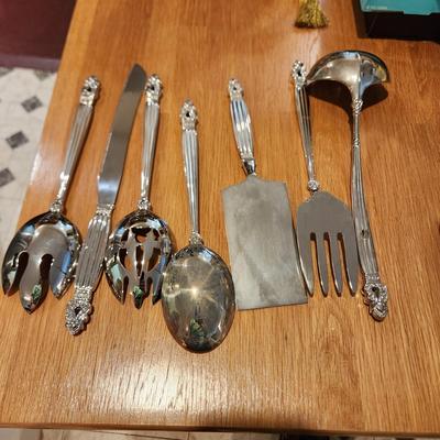 7 Piece Lot of Godinger Serving Set