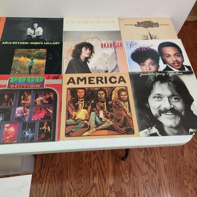 18 Record Albums America Cat Stevens Poco Boz Scaggs