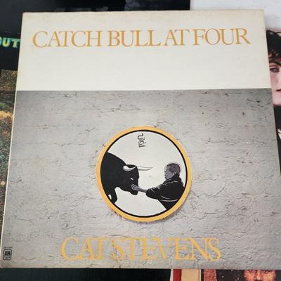 18 Record Albums America Cat Stevens Poco Boz Scaggs