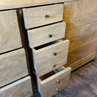 MCM Vintage American of Martinsville Dresser w Mirror