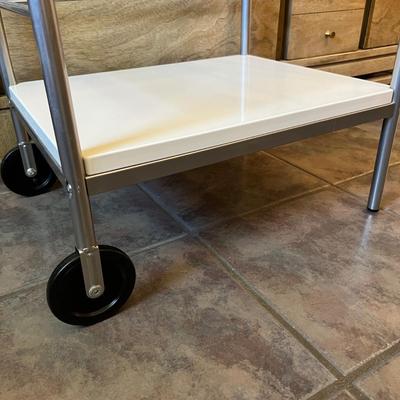 2 Matching Kitchen Rolling Bar Carts