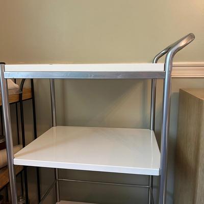 2 Matching Kitchen Rolling Bar Carts