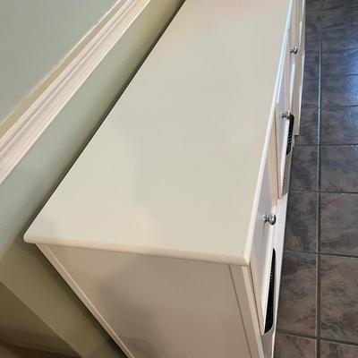 Home Decorators Collection Bradstone 3 Drawer White Lateral File Cabinet Console