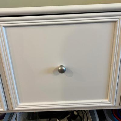 Home Decorators Collection Bradstone 3 Drawer White Lateral File Cabinet Console