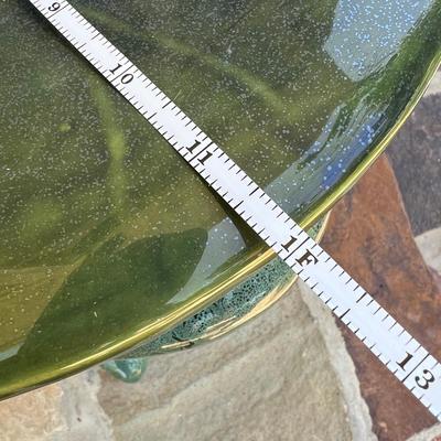 Ceramic Frog Garden Stool