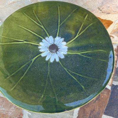Ceramic Frog Garden Stool