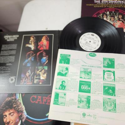 Record Albums Lot Chicago Barry Manilow The Ventures Buffy Sainte Marie