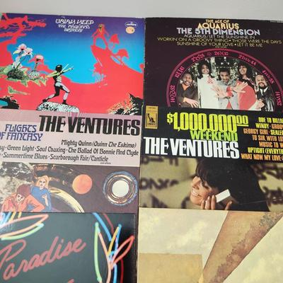 Record Albums Lot Chicago Barry Manilow The Ventures Buffy Sainte Marie