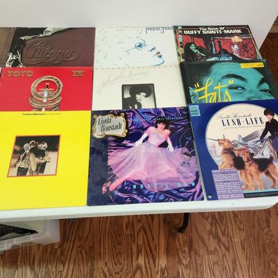 Record Albums Lot Chicago Barry Manilow The Ventures Buffy Sainte Marie