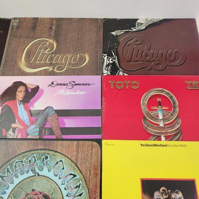 Record Albums Lot Chicago Barry Manilow The Ventures Buffy Sainte Marie