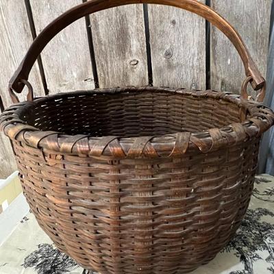 Late 1800's Legacy Swing Handled Basket