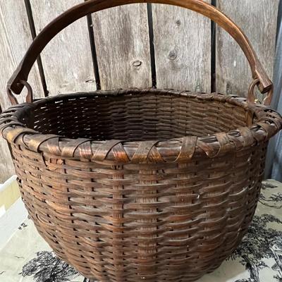 Late 1800's Legacy Swing Handled Basket