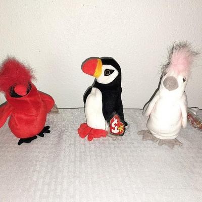 BEANIE BABIES KUKU-PUFFER-MAC