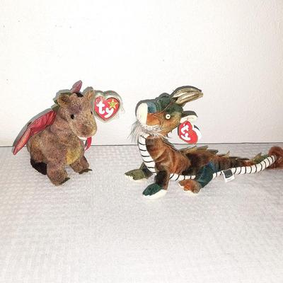 BEANIE BABIES SCORCH AND DRAGON