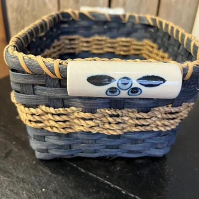 Three Vintage Hand Crafted Baskets
