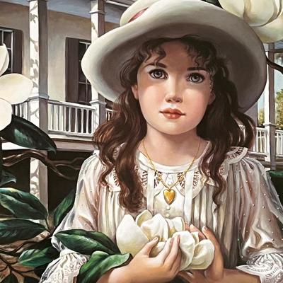 PATI BANNISTER ~ “Magnolia’s” ~ A/P Signed Print