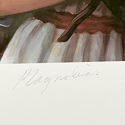 PATI BANNISTER ~ “Magnolia’s” ~ A/P Signed Print