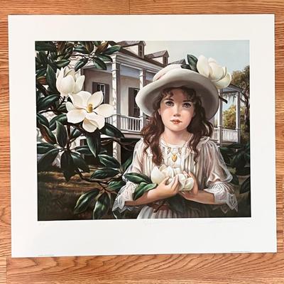 PATI BANNISTER ~ “Magnolia’s” ~ A/P Signed Print