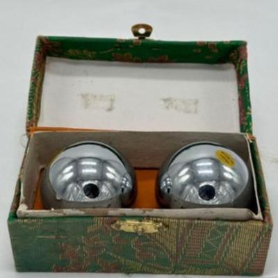 Chinese Musical Metal Massage Balls With Box-local pickup and shipping available