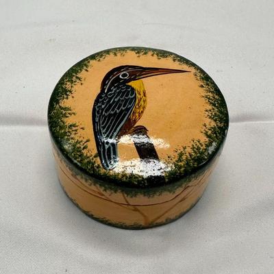 Indian Vintage Wood Bird Box