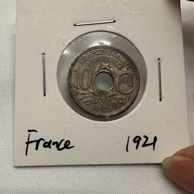 1921 French Coin