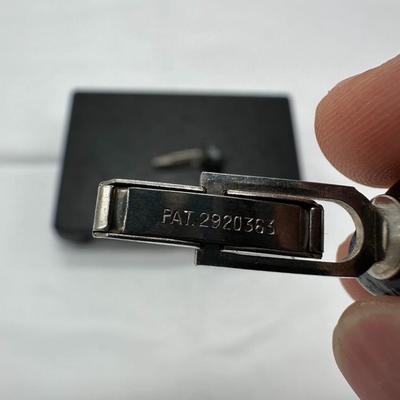 natural stone cufflinks vintage Pat 2920363 Rare