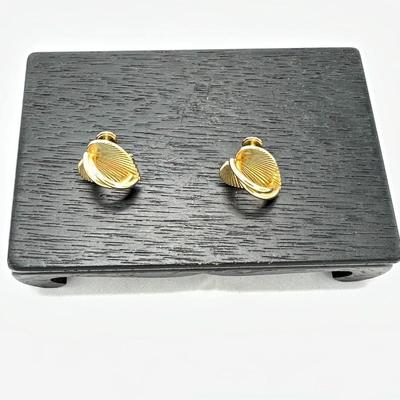 Coro Vintage Gold Tone Earrings