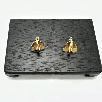 Coro Vintage Gold Tone Earrings