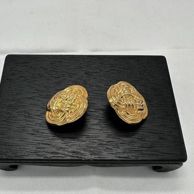 Doomed Knot Gone Tone Earring