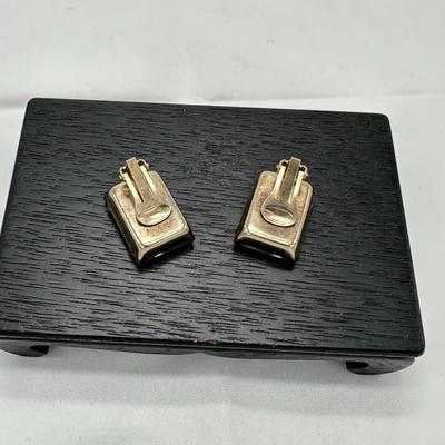 Vintage Pink Rhinestone Earrings