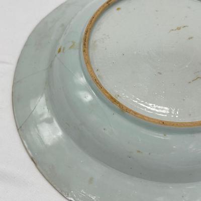 Chinese Vintage Porcelain Export Plate-restored local pickup and shipping available