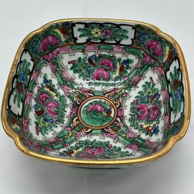 Chinese Vintage Porcelain Famille Rose Bowl-local pickup and shipping available