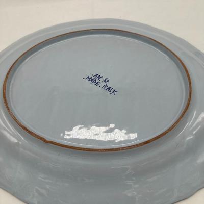 Vintage Garofano Faenza Carnation Large Platter 16 "-local pickup and shipping available