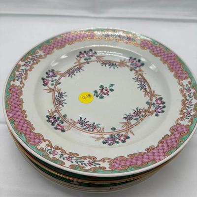 Chinese Export Style Porcelain Plates-6 Set local pickup and shipping available