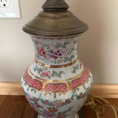 Chinese Export Porcelain Lamp-local pickup and shipping available