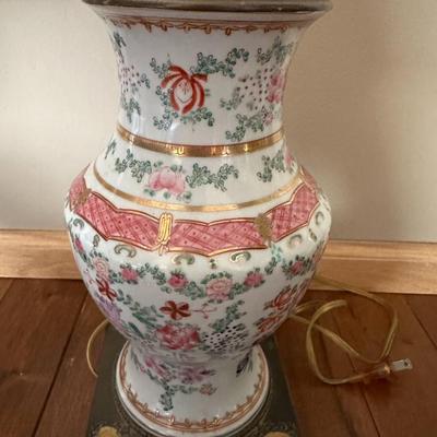 Chinese Export Porcelain Lamp-local pickup and shipping available